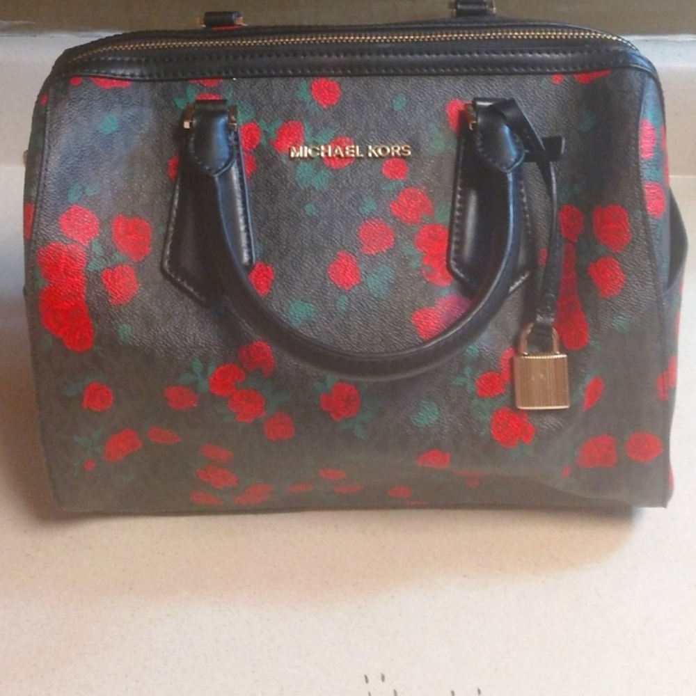Micheal Kors Red Rose Purse